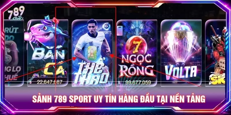 Sảnh 789 sport uy tín hàng đầu tại nền tảng